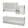 Lorelli BED MINI MAX NEW 190/72 COLOUR WHITE/MILKY GREEN 10150500040A