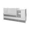 Lorelli BED MINI MAX NEW 190/72 COLOUR WHITE/STONE GREY 10150500041A