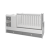 Lorelli BED MINI MAX NEW 190/72 COLOUR WHITE/STONE GREY 10150500041A