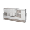 Lorelli BED MINI MAXI 190/72 COLOUR WHITE/ARTWOOD NEW 10150500043A