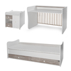 Lorelli BED MINI MAXI 190/72 COLOUR WHITE/ARTWOOD NEW 10150500043A