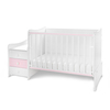 Lorelli BED MAXI PLUS NEW 70/160 WHITE/ORCHID PINK 10150580038P