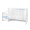 Lorelli BED MAXI PLUS NEW 70/160 WHITE/BABY BLUE 10150580039P