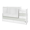 Lorelli BED MAXI PLUS NEW 70/160 WHITE/MILKY GREEN 10150580040P