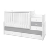 Lorelli BED MAXI PLUS NEW 70/160 WHITE/STONE GREY 10150580041P