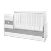 Lorelli BED MAXI PLUS NEW 70/160 WHITE/STONE GREY 10150580041P