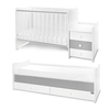 Lorelli BED MAXI PLUS NEW 70/160 WHITE/STONE GREY 10150580041P
