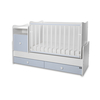 Lorelli BED TREND PLUS NEW 70/160 WHITE/BABY BLUE 10150590039P