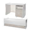 Lorelli BED TREND PLUS NEW 70/160 WHITE/LIGHT OAK 10150590045P