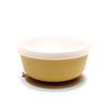 Lorelli SILICONE VACUUM BOWL WITH LID NATURAL YELLOW LOREL 10230640001