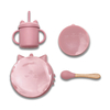 Lorelli Σετ Φαγητού από σιλικόνη 4τμχ Natural Pink 10230700002