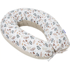 JUKKI V Type Multifunctional Nursing and Pregnancy Pillow 170cm Boho Garden & Εκρού βελούδο