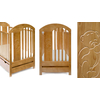 Βρεφική Κούνια Tymon 60x120cm 3ων Επιπέδων (ΔΩΡΟ στρώμα, Συρτάρι) Λευκό