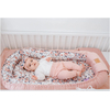 Jukki Baby Nest Cocoon 100x55 Double Sided Roses Velvet