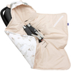 JUKKI Car Seat Blanket with Hood Elephant’s Paradise