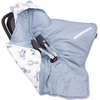 JUKKI Car Seat Blanket with Hood Balloon Travel Blue 5904506810772