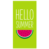 Beach Towel 140 x 70 cm Microfiber - hello summer (042213400001)
