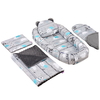 Jukki Baby Nest Cocoon 100x55 Double Sided Set of 5 Zebra Grey Minky
