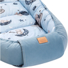 Jukki Baby Nest Cocoon Φωλιά Για Βρέφη 100x55 Διπλής Όψης Astro Bear Βελούδο