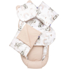 Jukki Baby Nest XXL For Babies 65x120 Set 5 pcs Elephant’s Paradise