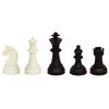 Chess figures black and white