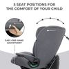Kinderkraft Oneto3 i-Size Child Car Seat 76-150cm (9-36kg) Cool Grey KCONE300GRY0000