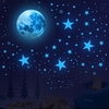 1086 pieces Glow-in-the-dark wall stickers for kids' rooms starry sky