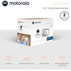 Motorola VM50G Baby Monitor Two-Way Communication and Infrared Night Vision - 300 m Range - Zoom, Tilt and Pan