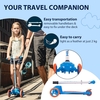 Hudora Flitzkids 2.0 Παιδικό Πατίνι Αλουμινίου με 3 τροχούς (3+ ετών) Μπλε