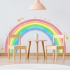 Rainbow Altimeter Wall Stickers for Kids Room