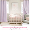 Curtain Black Out me cut out stars132 x 240 cm 2 PCS - Purple Pink