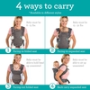 Infantino Flip 4-in-1 Baby Carrier | Ergonomic, Stylish & Adjustable Grey