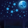 1086 pieces Glow-in-the-dark wall stickers for kids' rooms starry sky