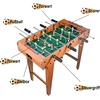 XL Wooden Football Table Game 18 Players 69 x 37 x 65 cm