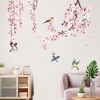 Decalmile Wall Stickers For Kids Room Cherry Blossom DM0888