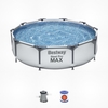 Bestway + Filter pomp 56408 Steel Pro Pool Frame Pool 3.05m x 76cm 6942138981841