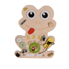 Moni Montessori wooden board Frog 3800146224578