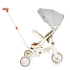 Byox Compacto 3in1 Αναδιπλούμενο Τρίκυκλο Ποδήλατο με Αναστρέψιμο Κάθισμα μπεζ 3800146231651 (Δωρο 2 Φωτα Led)