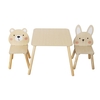 Moni Wooden Table and 2 chairs - W08G410 3801005601714