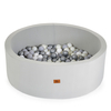 Moni Γκρίζα πισίνα με 200 τεμάχια μπάλες 5.5cm - BP02-5 3801005601837