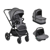 Cangaroo Christiano baby stroller 3 in 1 dark grey 3800146236472