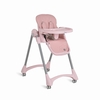 Moni Rico High Chair – 7 Heights, Double Tray, Reclining Back pink 3801005153466