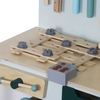Moni Toys Ξύλινος Πάγκος Εργασίας – Παιδικό Σετ Εργαλείων με Πίνακα, EN 71 W03D234 3801005602087