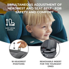 Kinderkraft Oneto3 i-Size Child Car Seat 76-150cm (9-36kg) Cool Grey KCONE300GRY0000