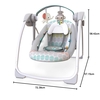 Bright Starts Whimsical Wild Automatic Baby Swing with 6 Melodies and Toys 0+m