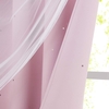 Curtain Black Out me cut out stars132 x 240 cm 2 PCS - Light Pink