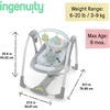 Ingenuity Swing 'n Go Ηλεκτρικό Ρηλάξ/Κούνια Hugs & Hoots 10247
