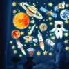 DIY Phosphorescent Wall Stickers For Kids Room Planets Stars