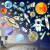DIY Phosphorescent Wall Stickers For Kids Room Planets Stars