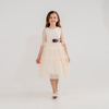 Girls’ Baptism Dress Ecru with Tulle & Embroidery – Formal Occasion